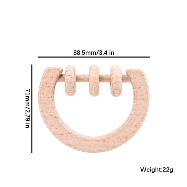Natural Wooden Teether