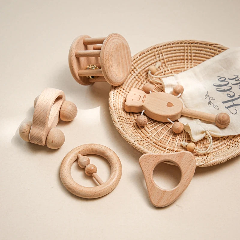 Natural Wooden Teether
