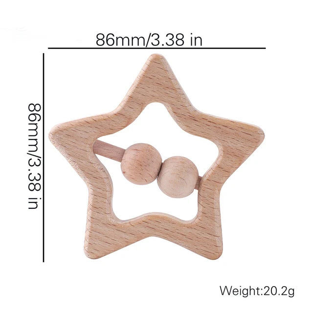 Natural Wooden Teether