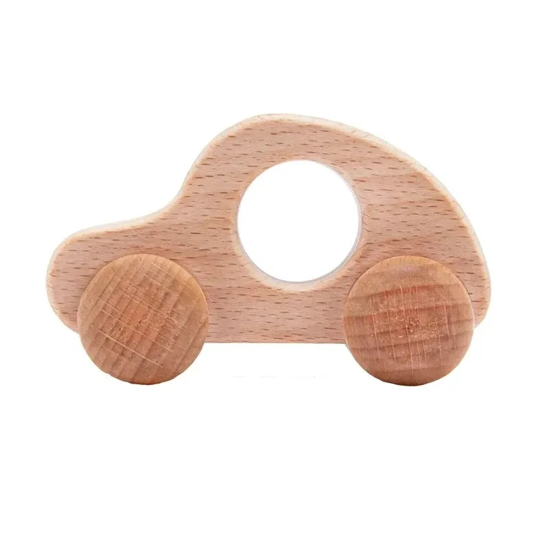 Baby Montessori Toys Wooden Train Baby Educational Toys Wooden Rainbow Blocks Trolley Baby Learning Toys Children Birthday Gifts