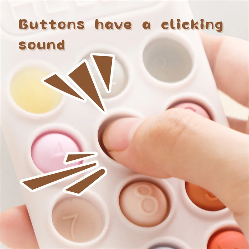 Mobile Phone-Shaped Silicone Baby Teether