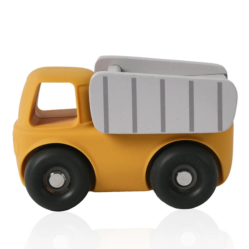 Baby Silicone Vehicle Set – Teether & Toy