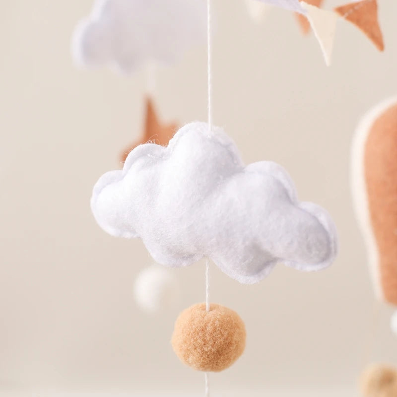 Wooden Baby Crib Mobile – Handmade & Sensory- Montessori Inspired