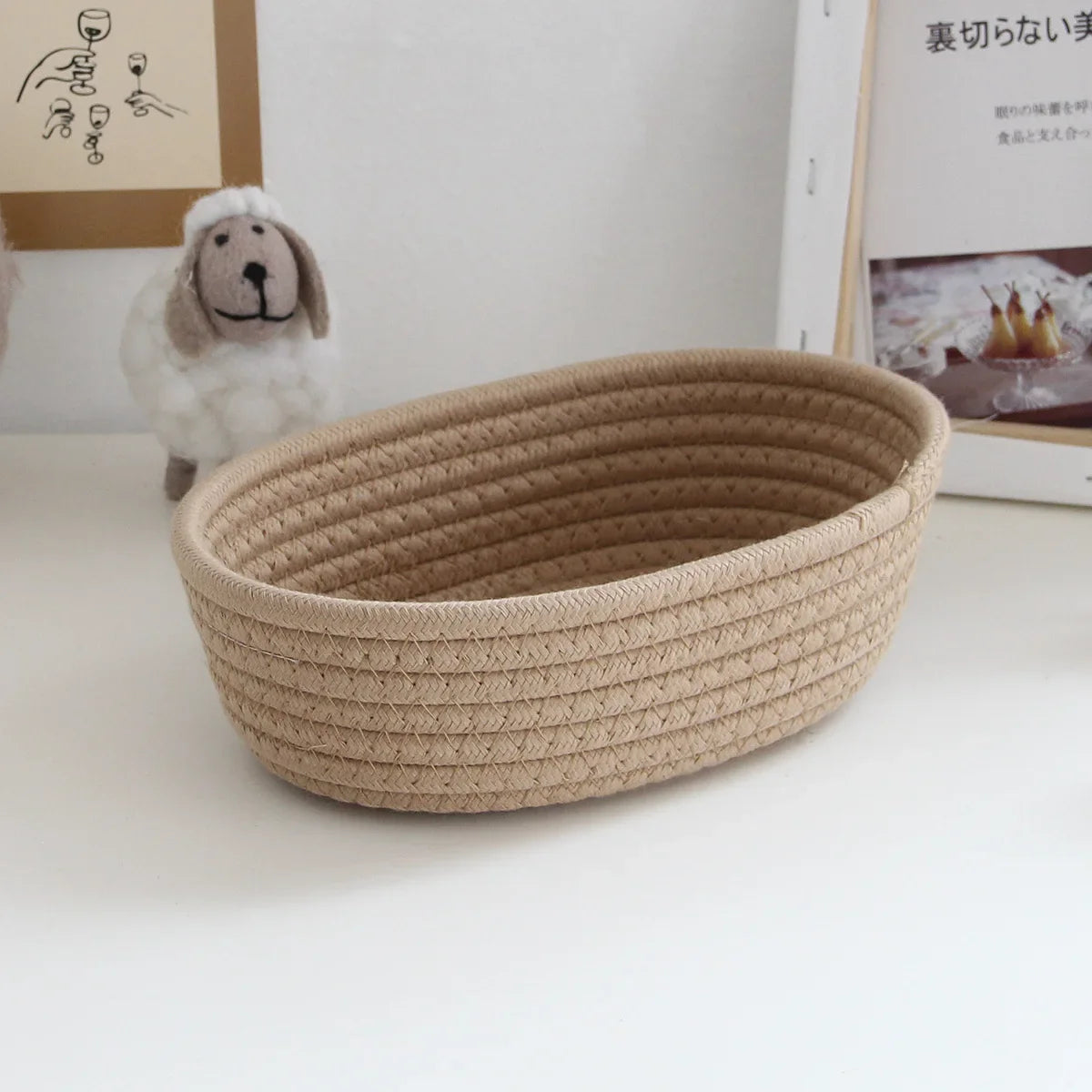 Oval Storage Basket Multivariant-5