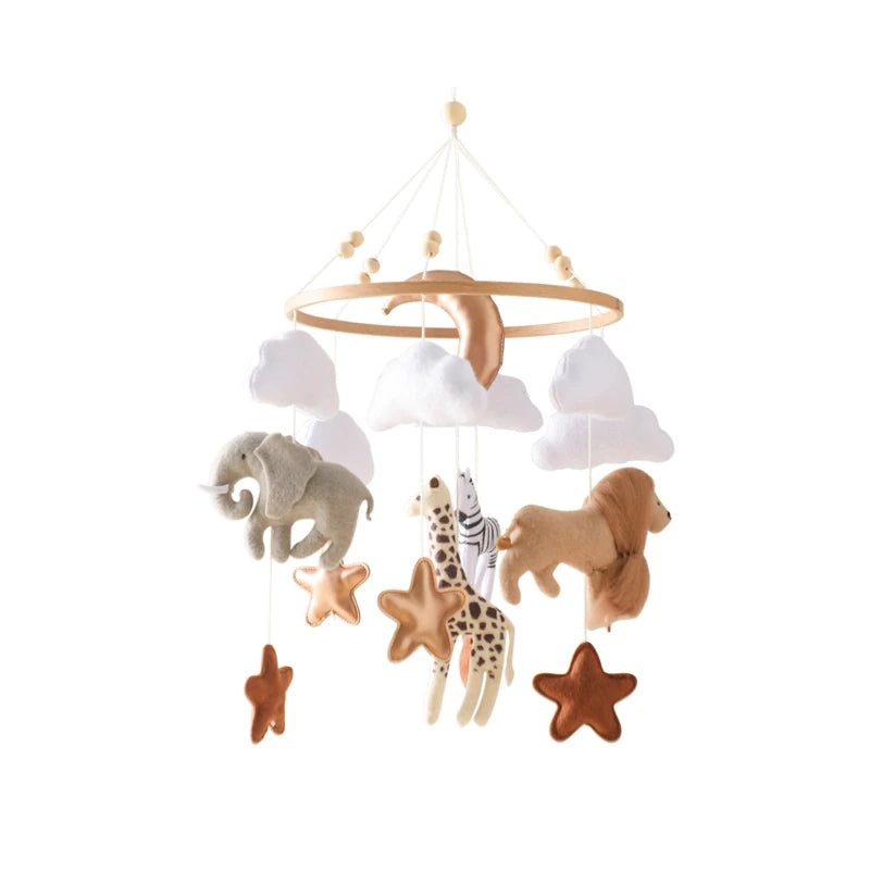 Wooden Baby Crib Mobile – Handmade & Sensory- Montessori Inspired