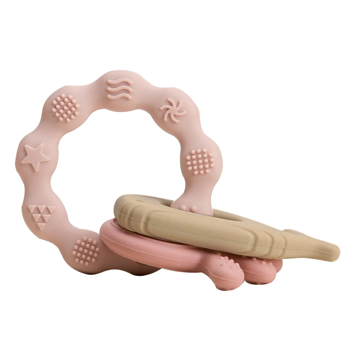 Wooden Rotating Animal Puzzle – Baby Rattle & Matching Toy