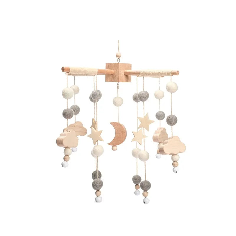 Wooden Baby Crib Mobile – Handmade & Sensory- Montessori Inspired