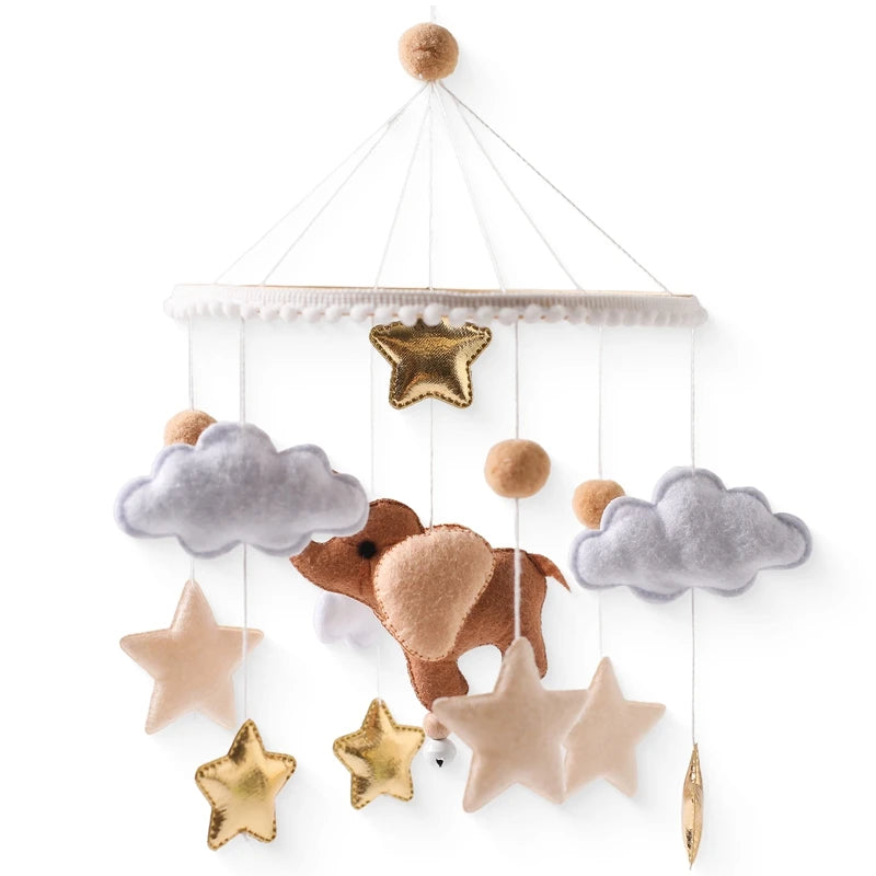 Wooden Baby Crib Mobile – Handmade & Sensory- Montessori Inspired
