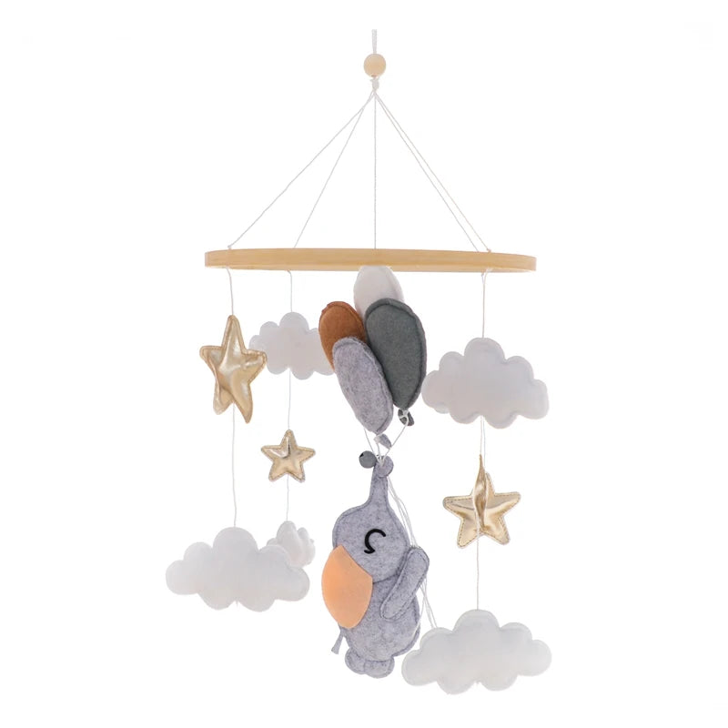 Wooden Baby Crib Mobile – Handmade & Sensory- Montessori Inspired