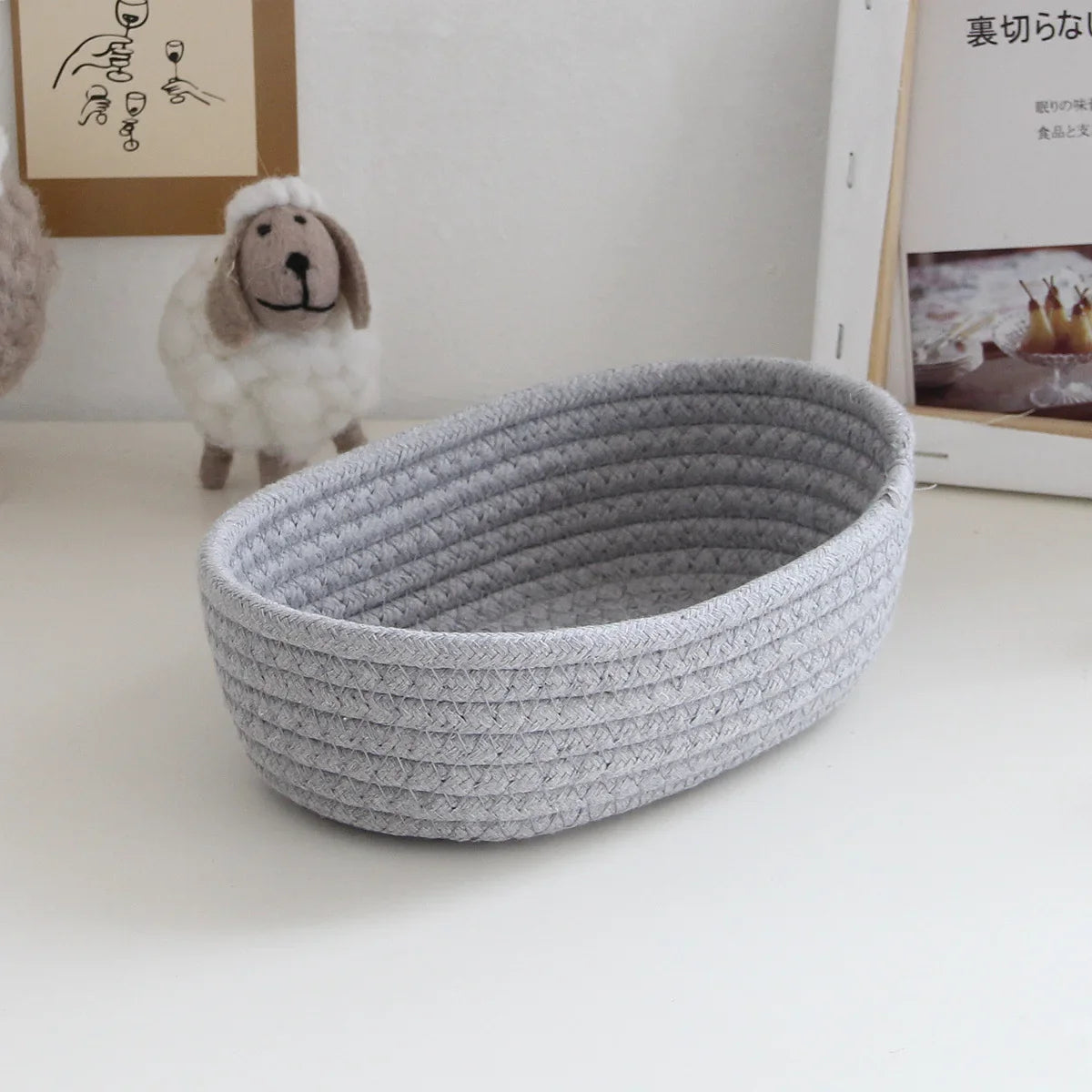 Oval Storage Basket Multivariant-6