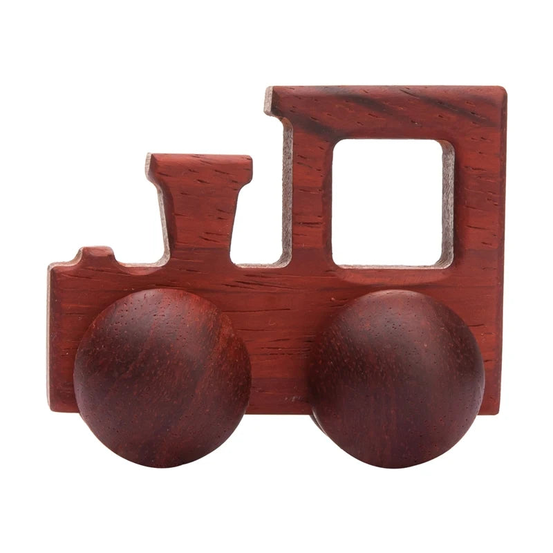 Wooden Animal Push Car Set – Organic Beech Baby Rolling Toys