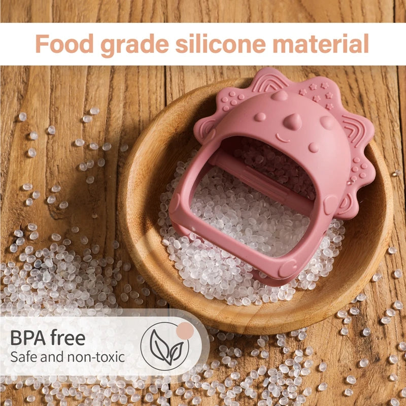 Mobile Phone-Shaped Silicone Baby Teether