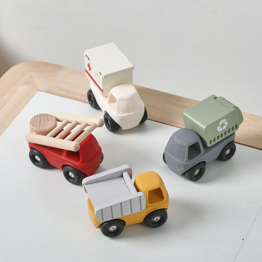 Baby Silicone Vehicle Set – Teether & Toy