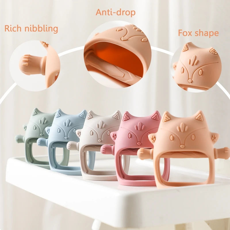 Mobile Phone-Shaped Silicone Baby Teether