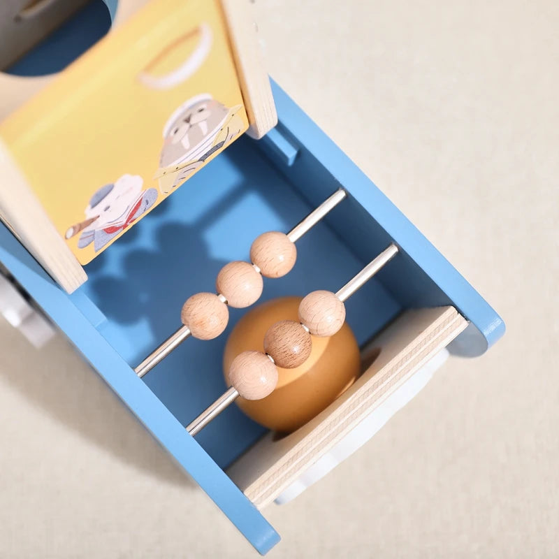 Wooden Ship Activity Toy – Multi-Sensory Music & Fine Motor Learning Toy