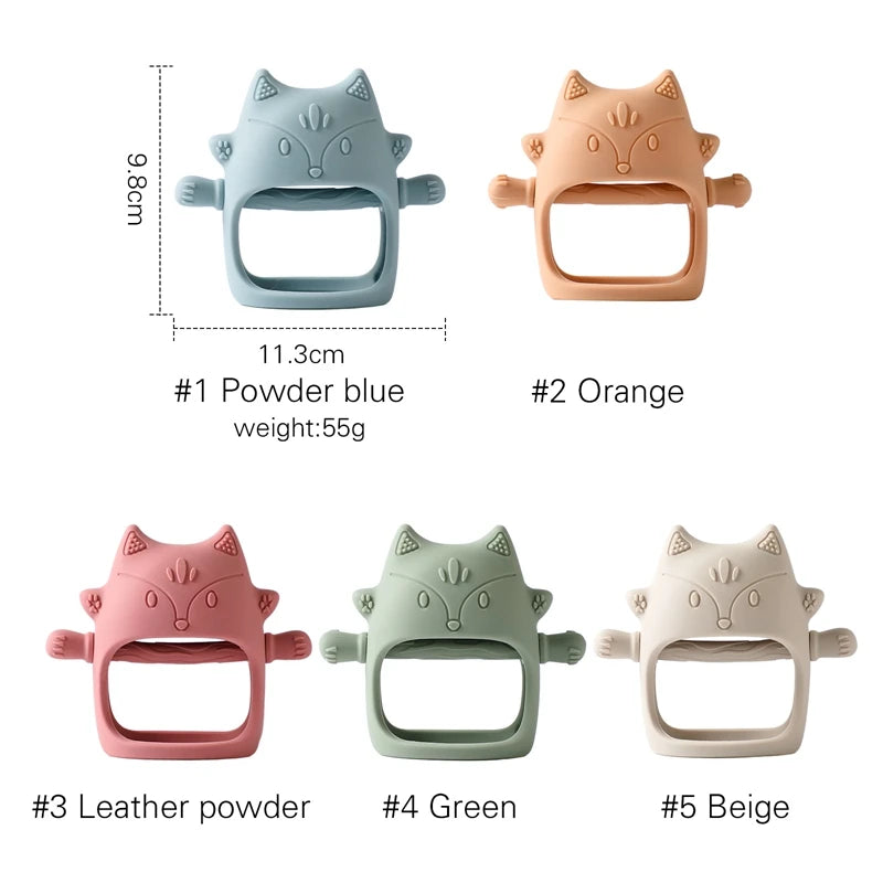 Mobile Phone-Shaped Silicone Baby Teether