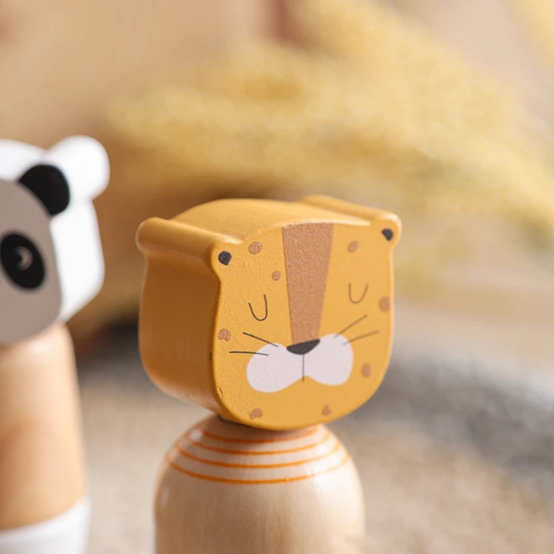 Wooden Screw Toy – Animal Shape Fine Motor Activity for Toddlers