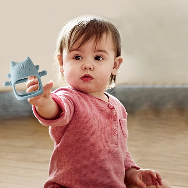 Mobile Phone-Shaped Silicone Baby Teether