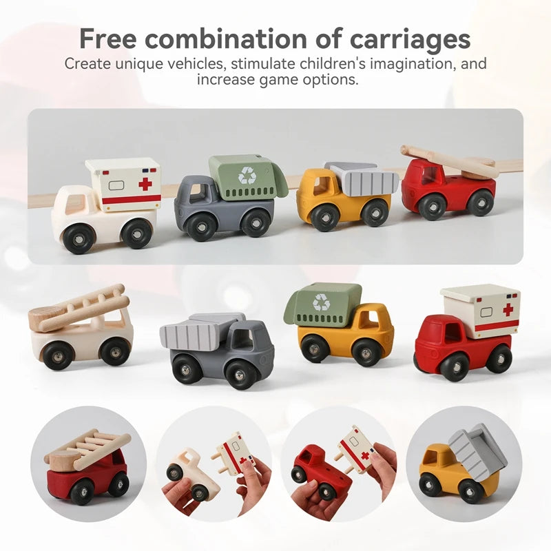 Baby Silicone Vehicle Set – Teether & Toy