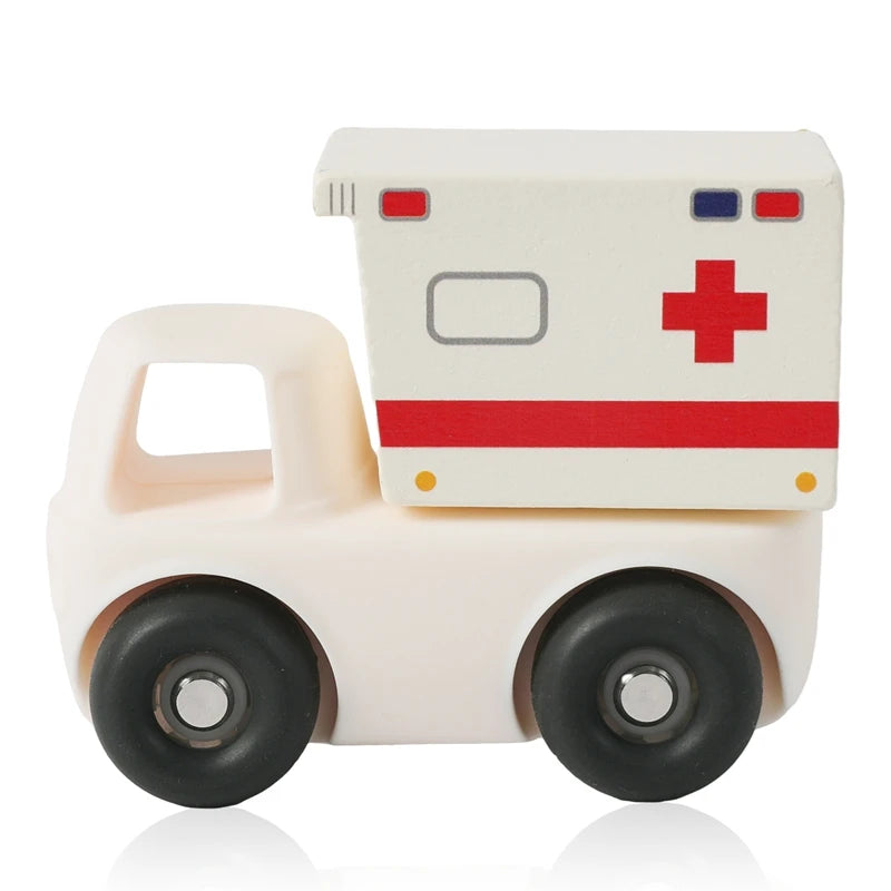Baby Silicone Vehicle Set – Teether & Toy