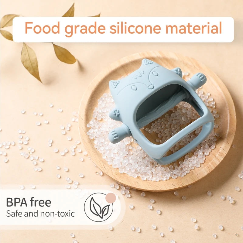 Mobile Phone-Shaped Silicone Baby Teether