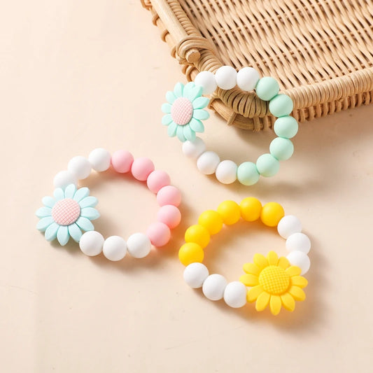 Baby Teether Bracelet – Food-Grade Silicone