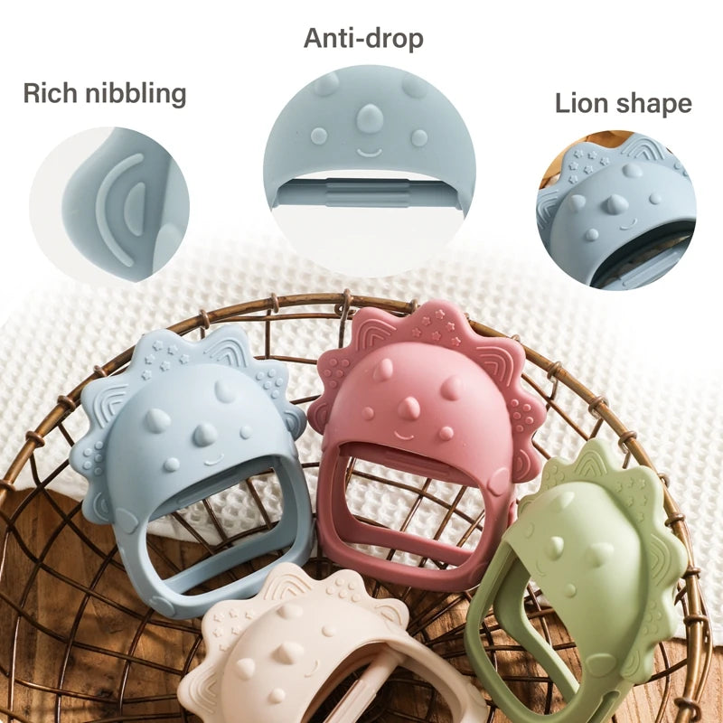 Mobile Phone-Shaped Silicone Baby Teether