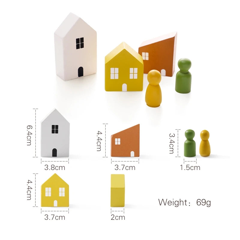 Wooden Forest & Animal Play Set – Natural Simulation Toy for Imaginative Learning