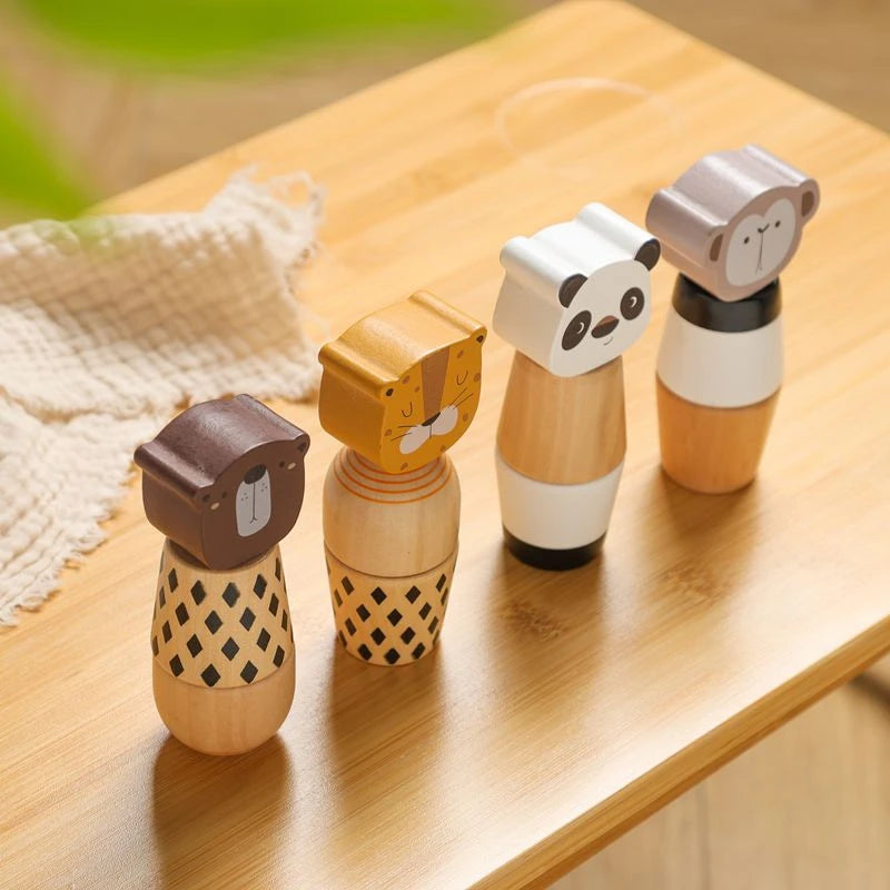 Wooden Screw Toy – Animal Shape Fine Motor Activity for Toddlers