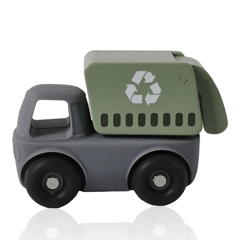 Baby Silicone Vehicle Set – Teether & Toy
