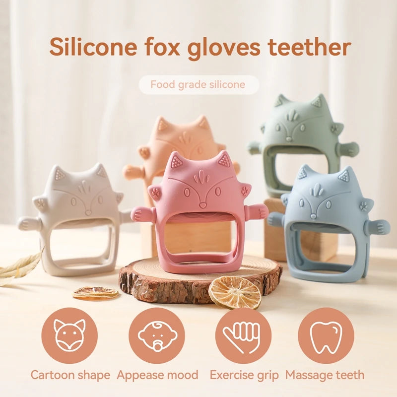 Mobile Phone-Shaped Silicone Baby Teether